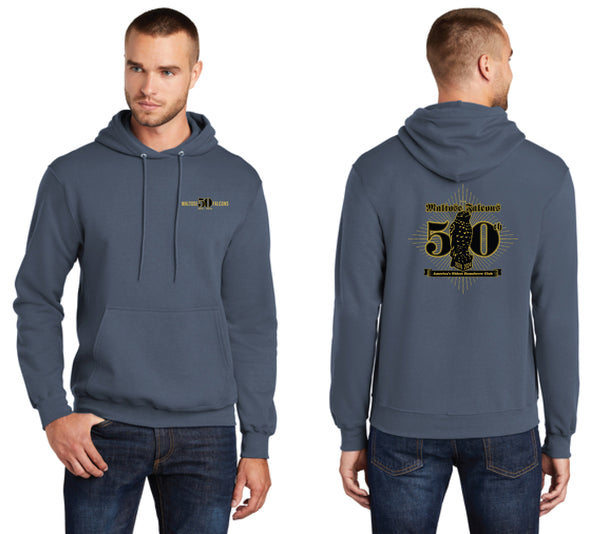 50th Anniversary Pullover Hoodie, Steel Blue